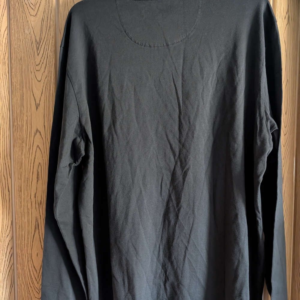 Brand New W/Tags Men's Tommy Bahama Black Long Pocket Sleeve Shirt Size Large - Picture 5 of 10